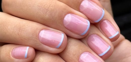 Френч-маникюр на короткие ногти в феврале 2026